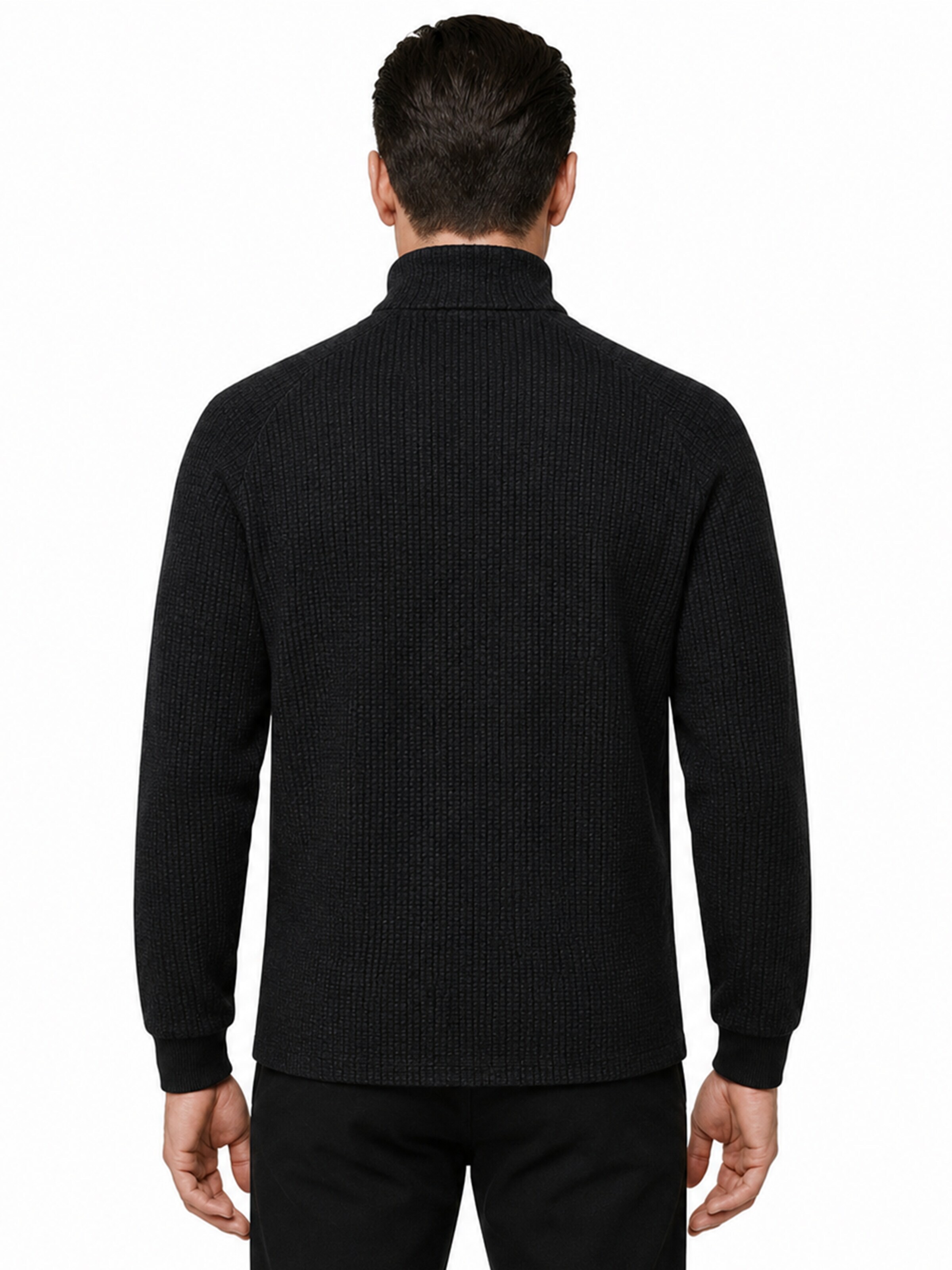 ALLTHEMEN Sweatshirt 'Stille' in Black
