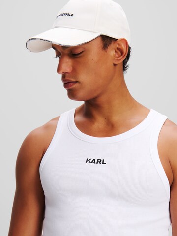 Karl Lagerfeld Tank ' Logo ' in Weiß