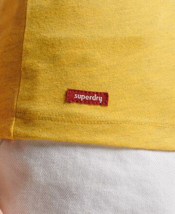 Superdry Top 'City Souvenir' in Yellow