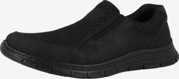 Rieker Slip-Ons in Black: front