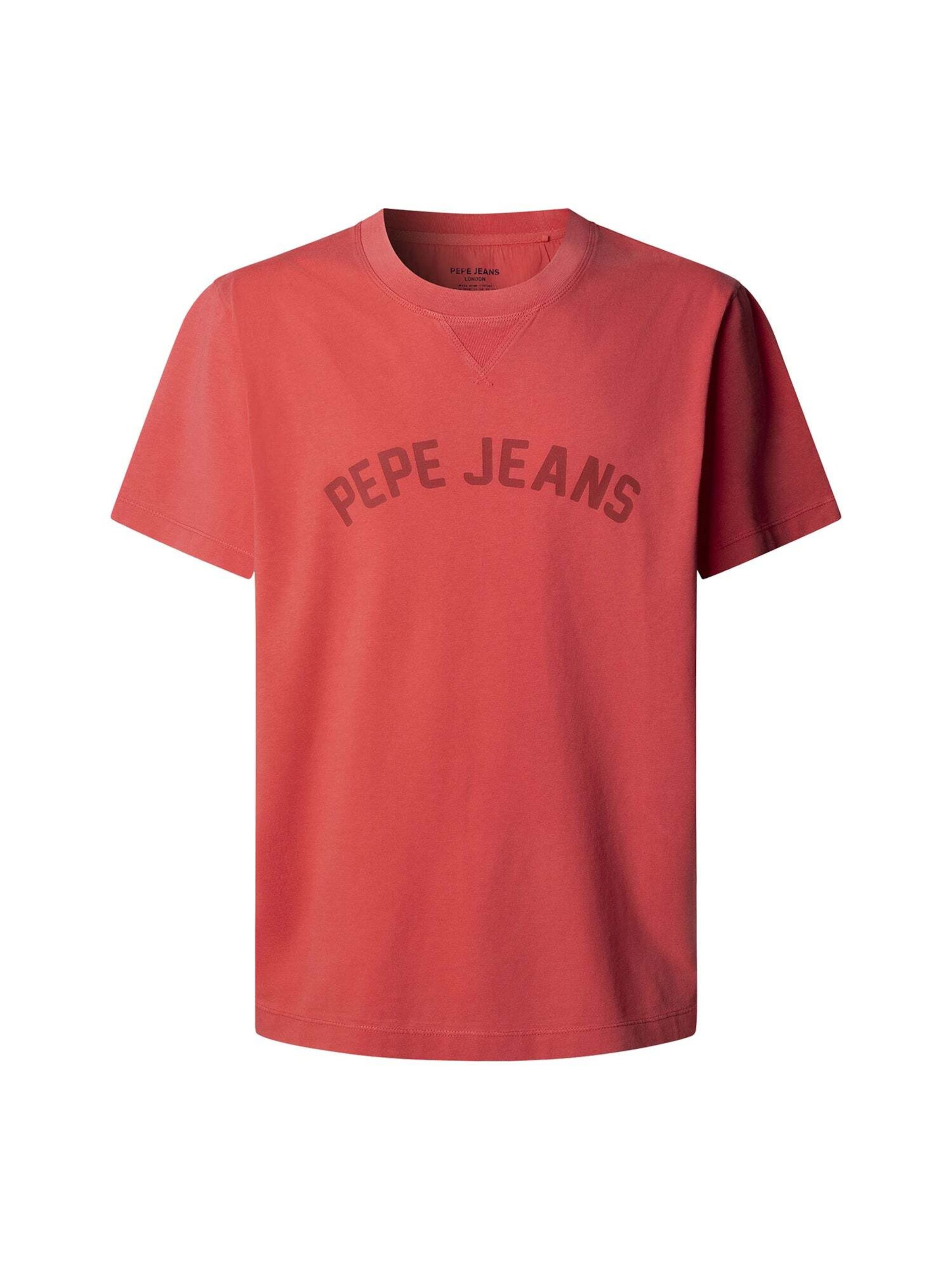 T-Shirt 'Gio' Pepe Jeans en rouge : devant
