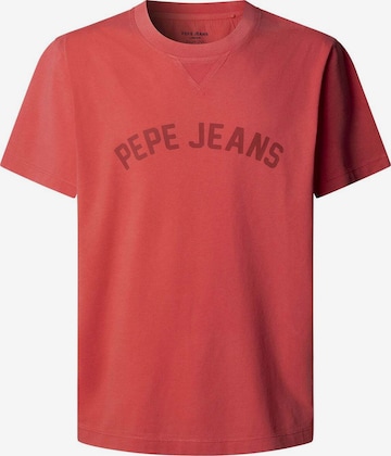 T-Shirt 'Gio' Pepe Jeans en rouge : devant