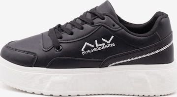Baskets basses Alviero Martini en noir : devant