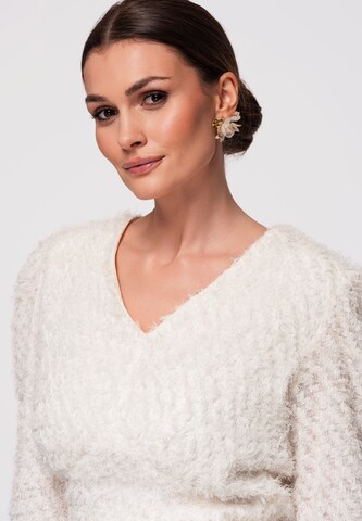 Ombre Bluse in Beige