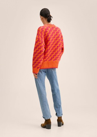 MANGO Pullover in Orange