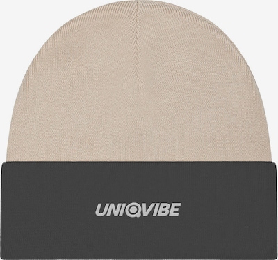UNIQVIBE Muts in de kleur Beige / Grijs / Wit, Productweergave