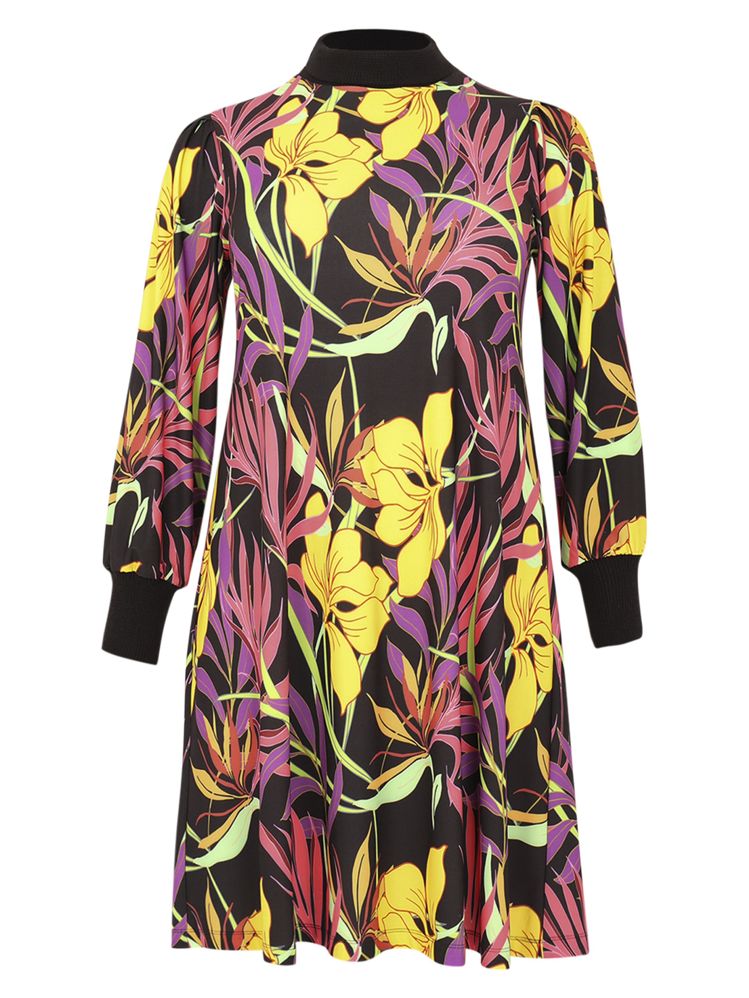 Robe YOEK en mélange de couleurs : devant