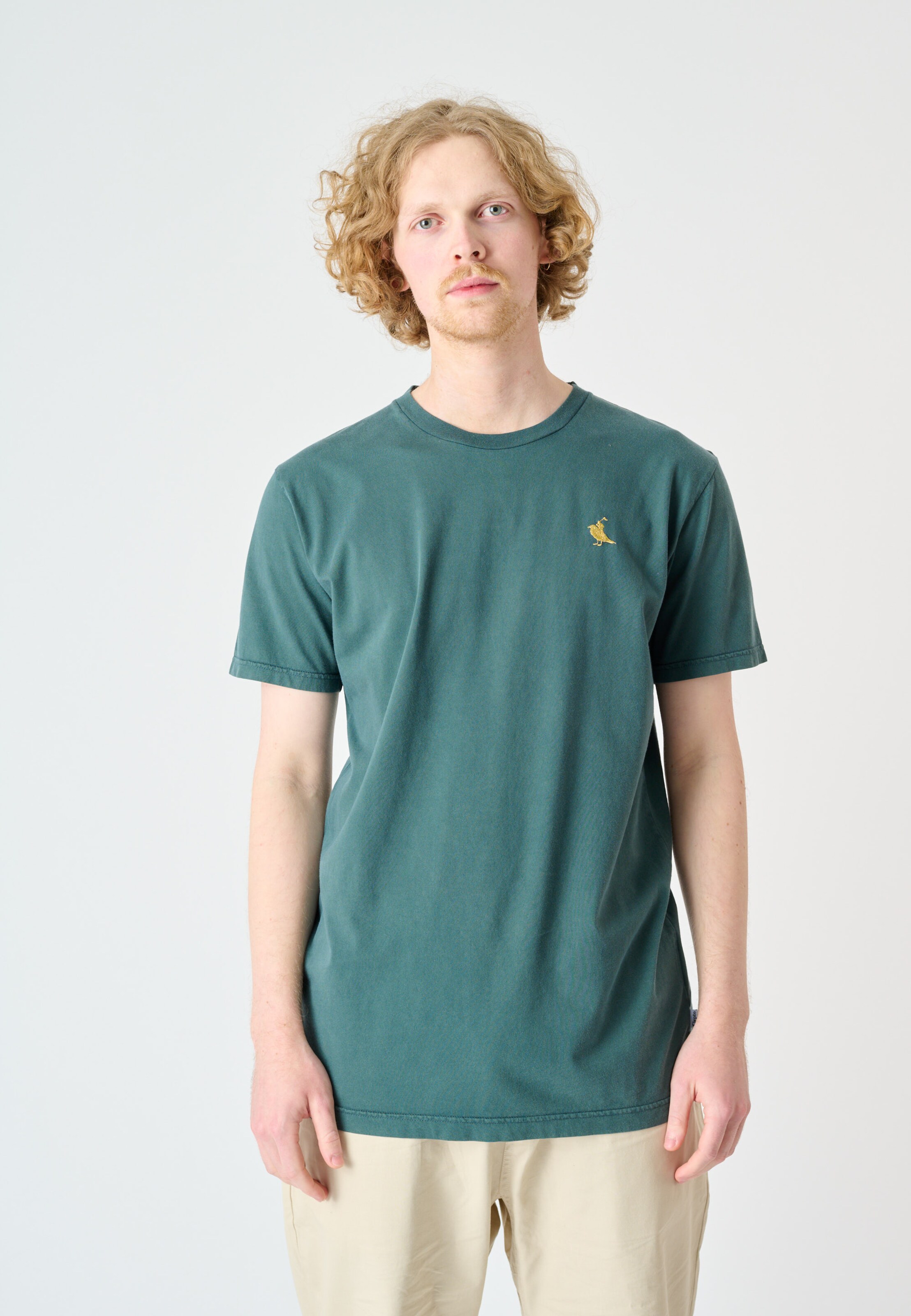 Männer Shirts Cleptomanicx T-Shirt in Grün - YJ35661 Männer Shirts Cleptomanicx T-Shirt in Grün - YJ35661