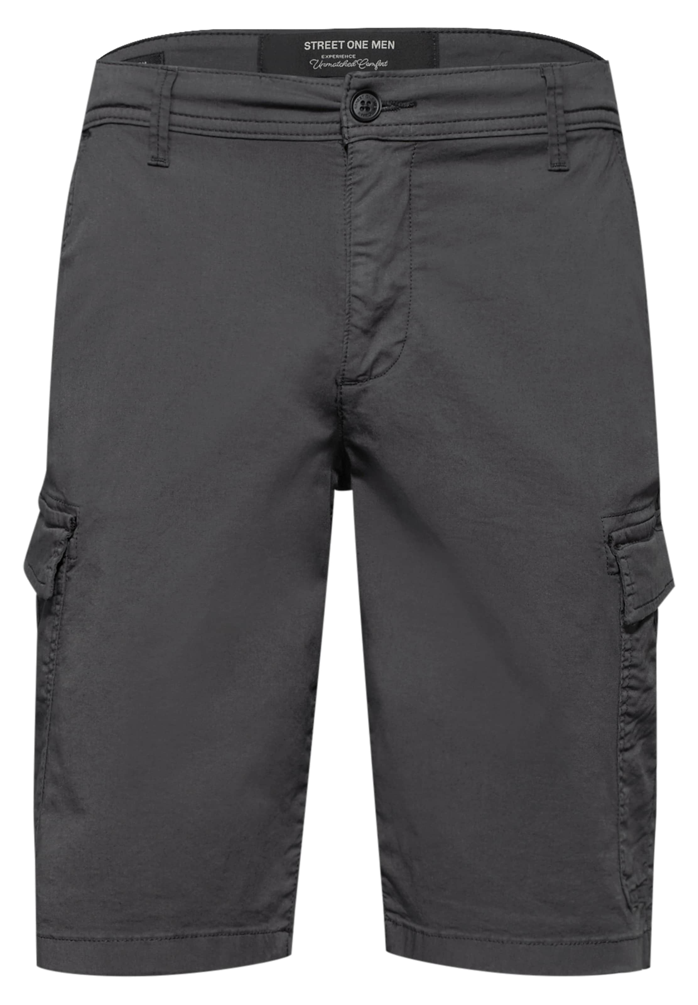 Street One MEN Regular Cargoshorts in Grau: Vorderseite