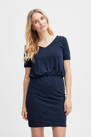 Fransa Summer Dress 'Zenia' in Blue: front