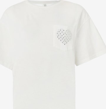 balta ONLY Marškinėliai 'ONLTERZA': priekis