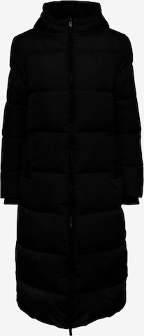 Pieces Petite Χειμερινό παλτό 'BEE' σε μαύρο: μπροστά