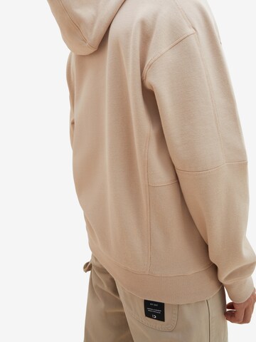 TOM TAILOR DENIM Sweatshirt in Beige