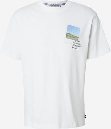 balts SCOTCH & SODA T-Krekls: no priekšpuses