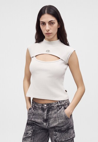 ALPHA INDUSTRIES T-Shirt in Grau