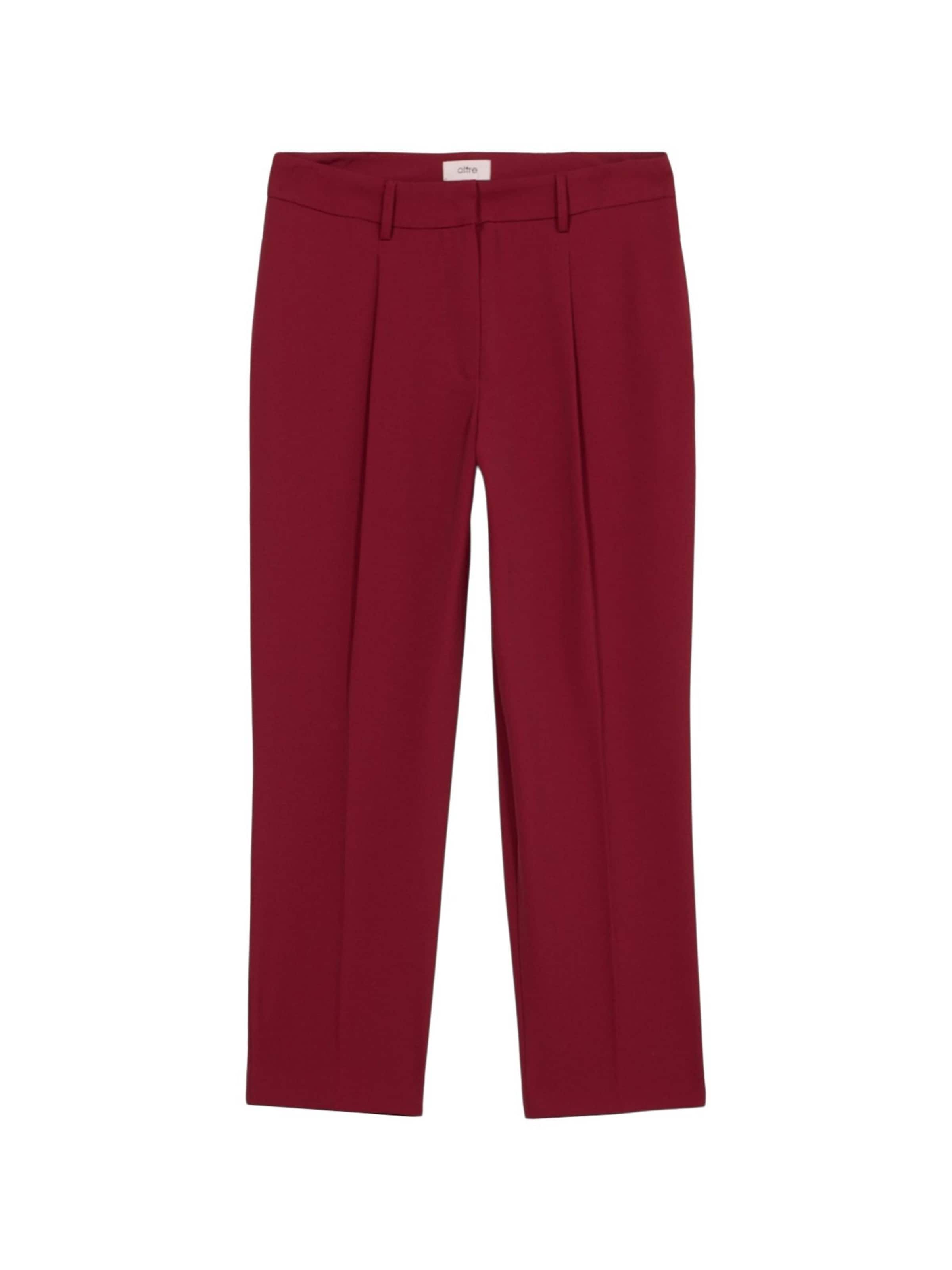 Regular Pantalon oltre en rouge : devant