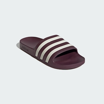 Claquettes / Tongs 'Adilette Aqua' ADIDAS PERFORMANCE en rouge