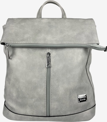 Kumixi Ryggsäck '2in1 Rucksacktasche' i grå: framsida