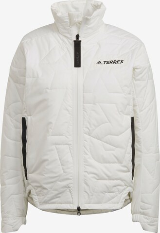 ADIDAS TERREX Outdoor Jacket in White: front