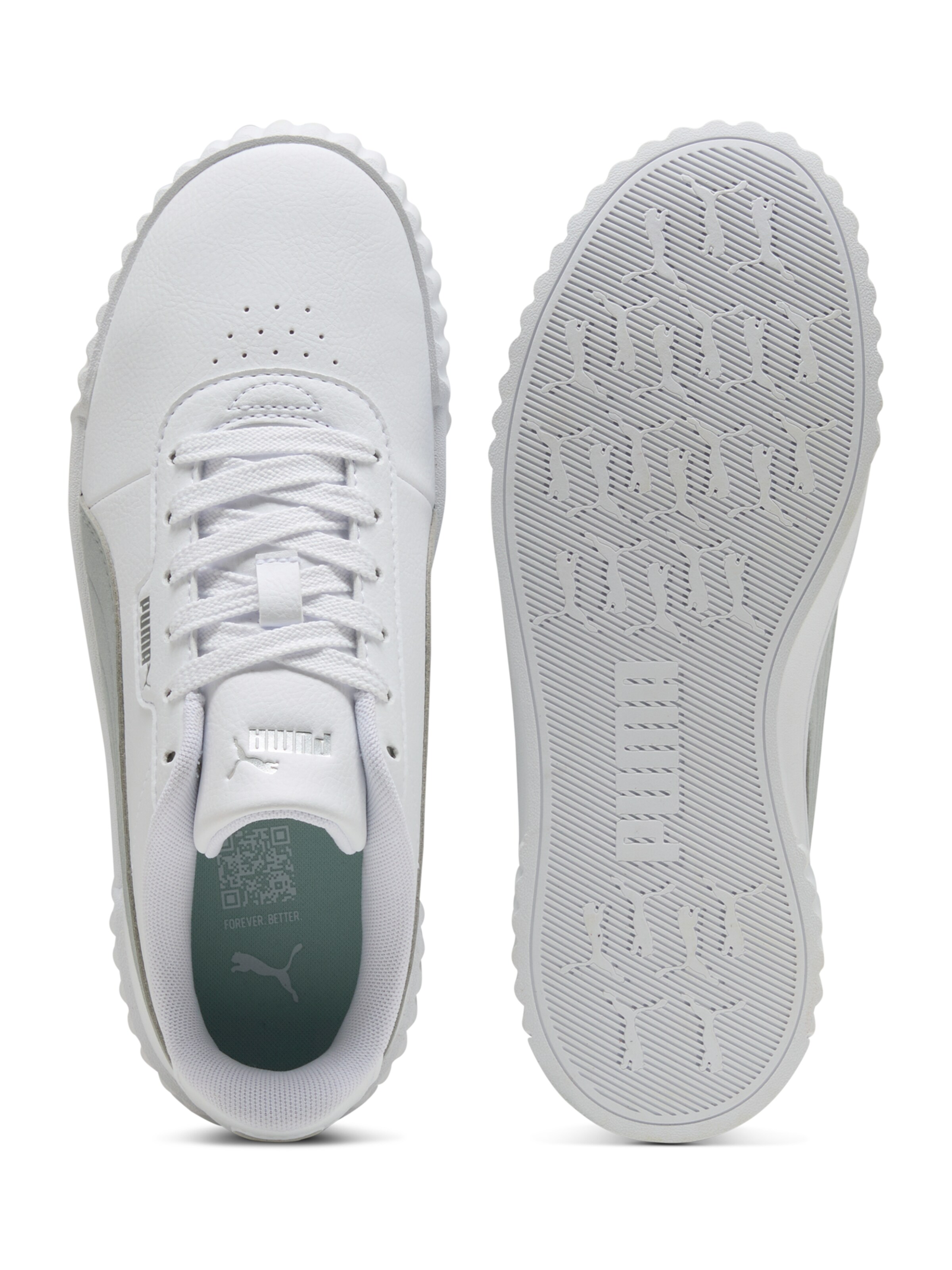PUMA Platform trainers 'Carina 3.0' in White