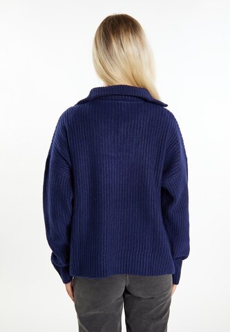 DreiMaster Vintage Пуловер 'Incus' в синьо