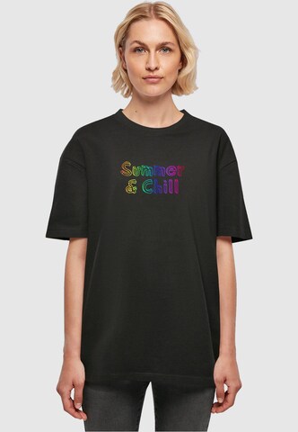 T-shirt 'Summer And Chill' Merchcode en noir : devant
