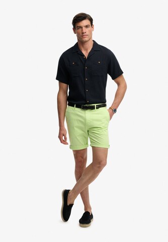 Regular Pantalon chino Superdry & Co en vert