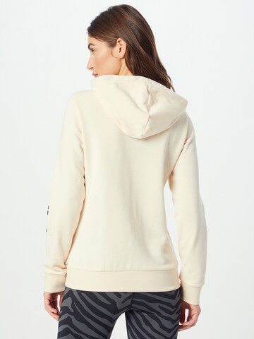 ADIDAS SPORTSWEAR - Sudadera con cremallera deportiva 'Essentials Logo ' en beige