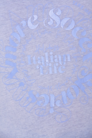 Soccx Sommertop Oil Dyed mit Print in Lila