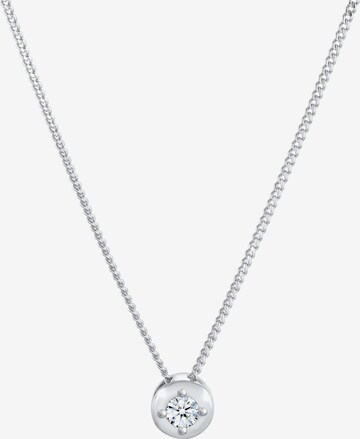 Elli DIAMONDS Ketting in Zilver: voorkant