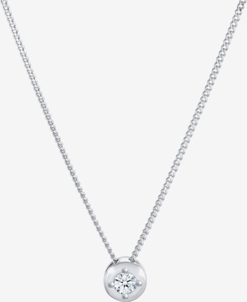 Elli DIAMONDS Ketting in Zilver: voorkant