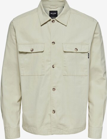 Veste mi-saison 'Ilvio' Only & Sons en beige : devant