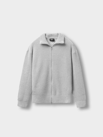 Burocs Knit Cardigan 'Zip' in Light grey, Item view