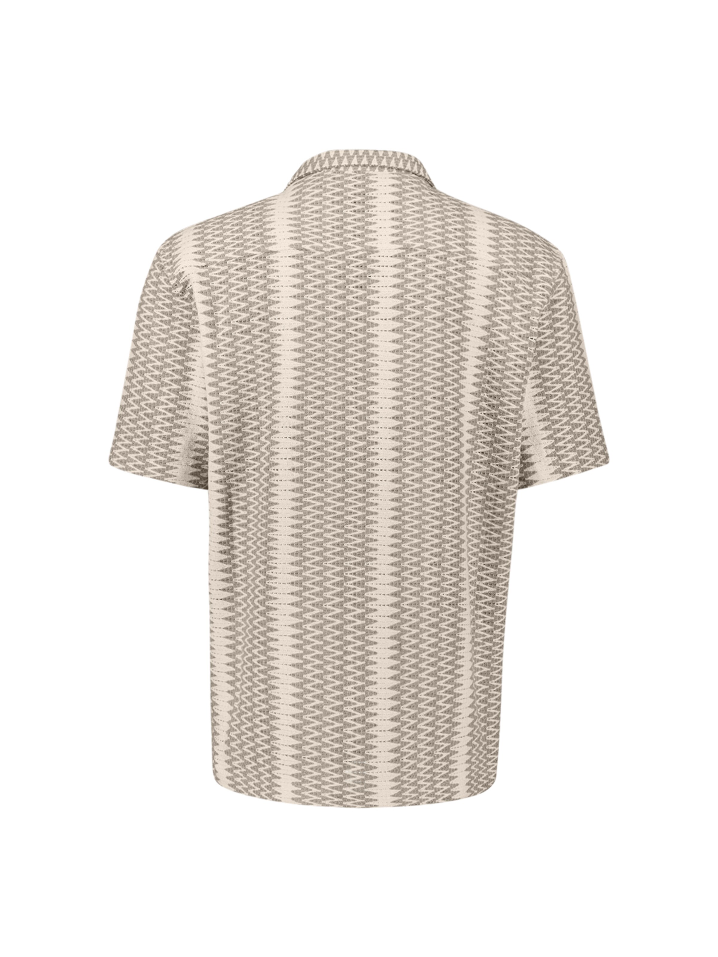 No Excess Regular fit Button Up Shirt in Beige