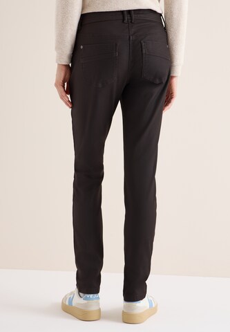 STREET ONE Slimfit Hose in Braun