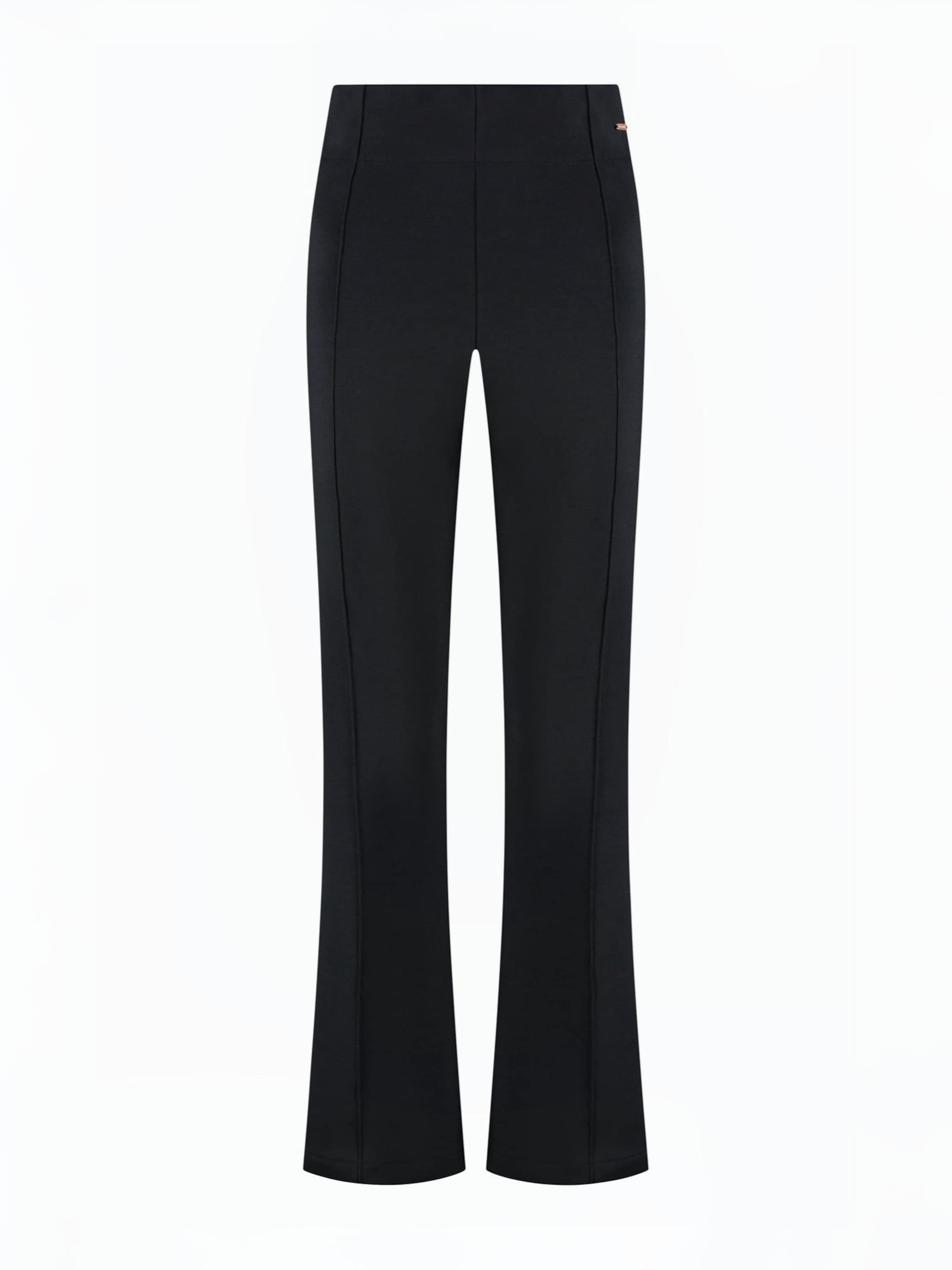 Urban Goddess Yoga & Activewear Flared Sporthose 'Cayha' in Schwarz: Vorderseite