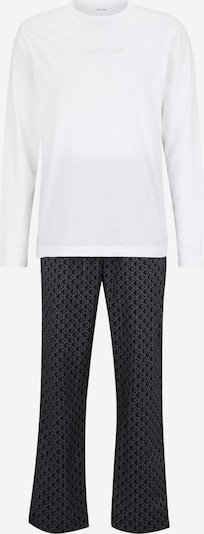 Calvin Klein Underwear Pitkä pyjama värissä kitti / laivastonsininen / yönsininen / valkoinen, Tuotenäkymä