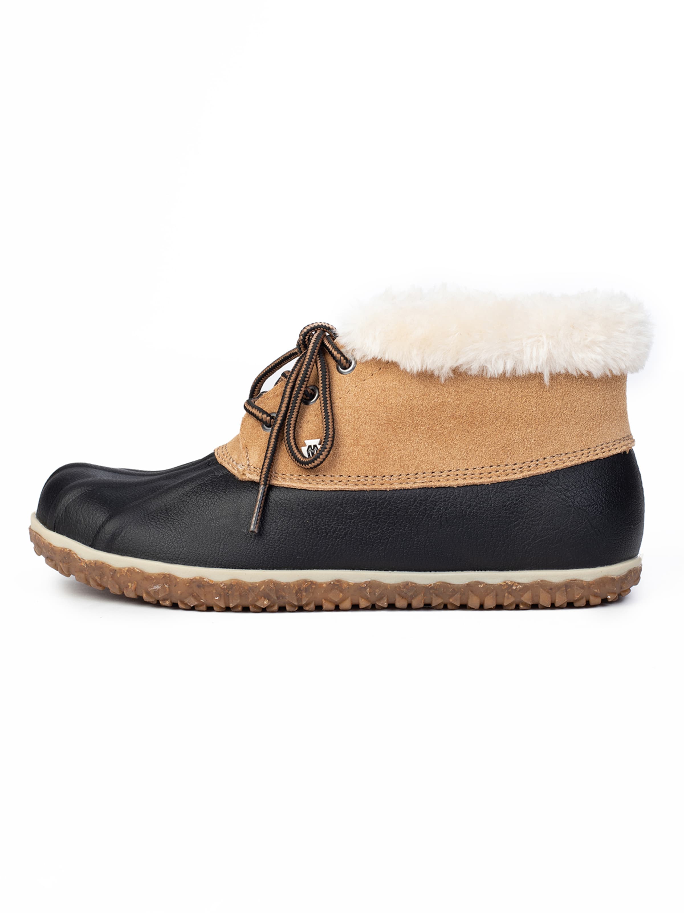Minnetonka Bootie 'Tega' in Brown: front