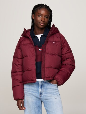 Tommy Jeans Curve Between-Season Jacket in Red: front