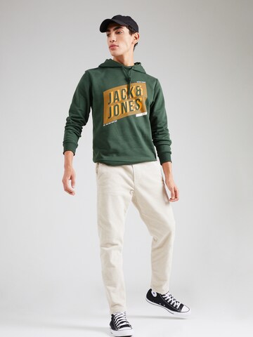 JACK & JONES Sweatshirt in Grün