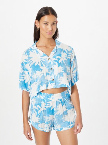 BILLABONG Blouse 'SUN IS SHINING' in Blauw: voorkant