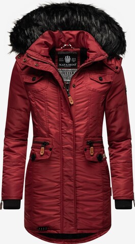 Veste d’hiver NAVAHOO en rouge : devant