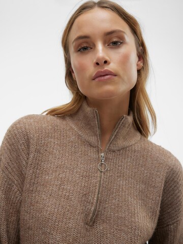 VERO MODA Pullover 'Mili' in Braun