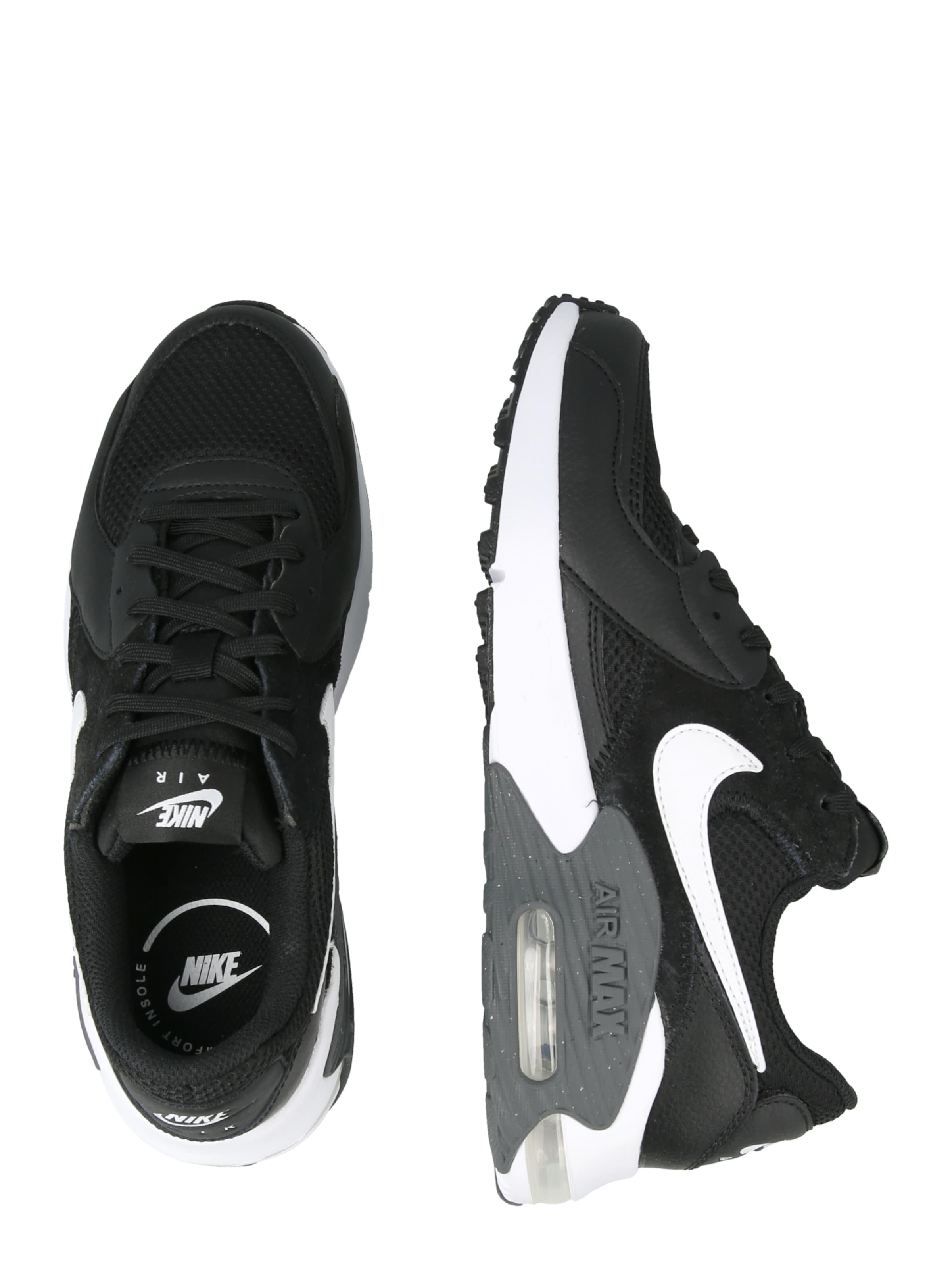 Nike Sportswear Matalavartiset tennarit 'Air Max Excee' värissä musta