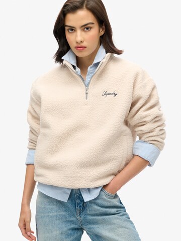 Pull-over 'COUNTRY CLUB' Superdry & Co en beige : devant