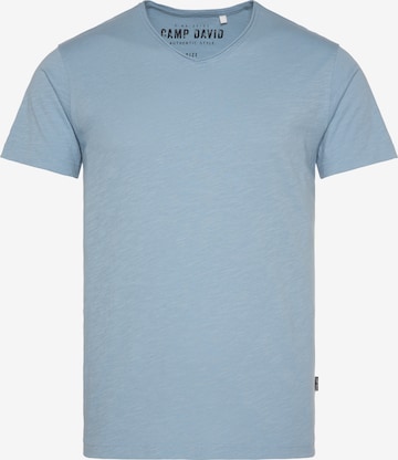 CAMP DAVID Shirt in Blue: front