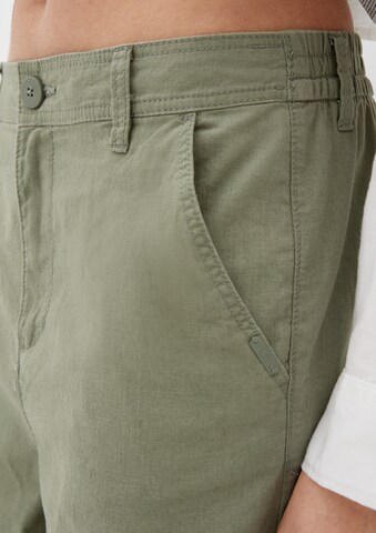 Wide leg Pantaloni di QS in verde