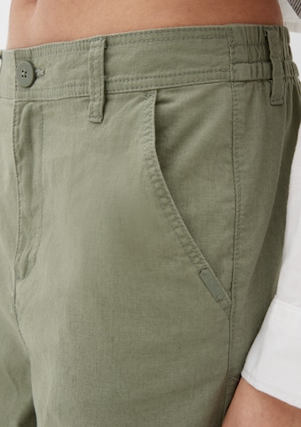 QS Wide Leg Bukse i grønn