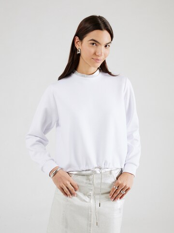 Hailys Sweatshirt 'Ei44leen' in White: front