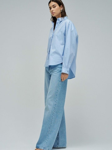 Chemisier 'Oversize Basic' Salsa Jeans en bleu